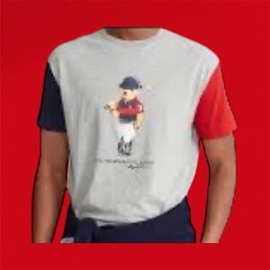 Polo by Ralph Lauren Colorblock Bear Tee